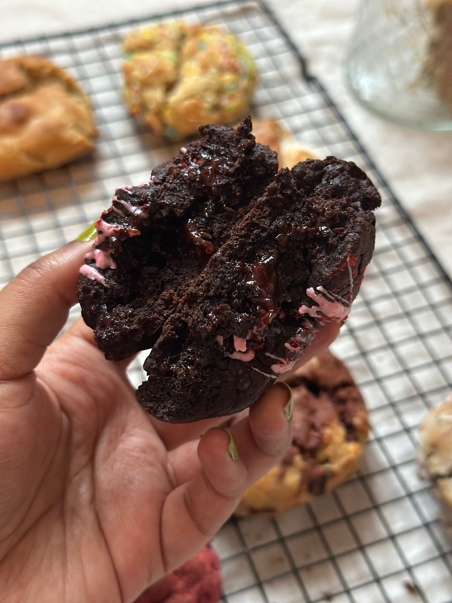 Chocolate Covered Strawberry Cookie