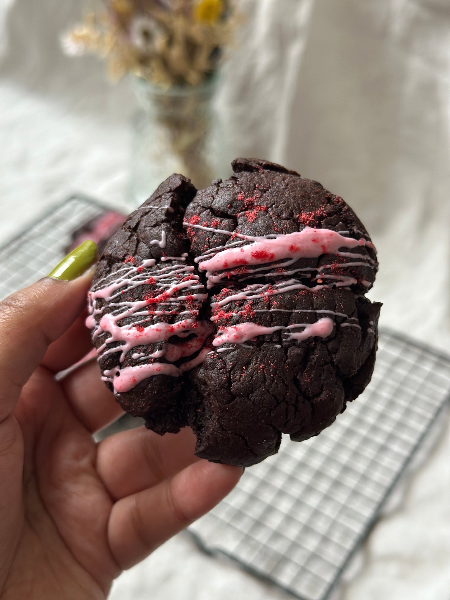 Chocolate Covered Strawberry Cookie