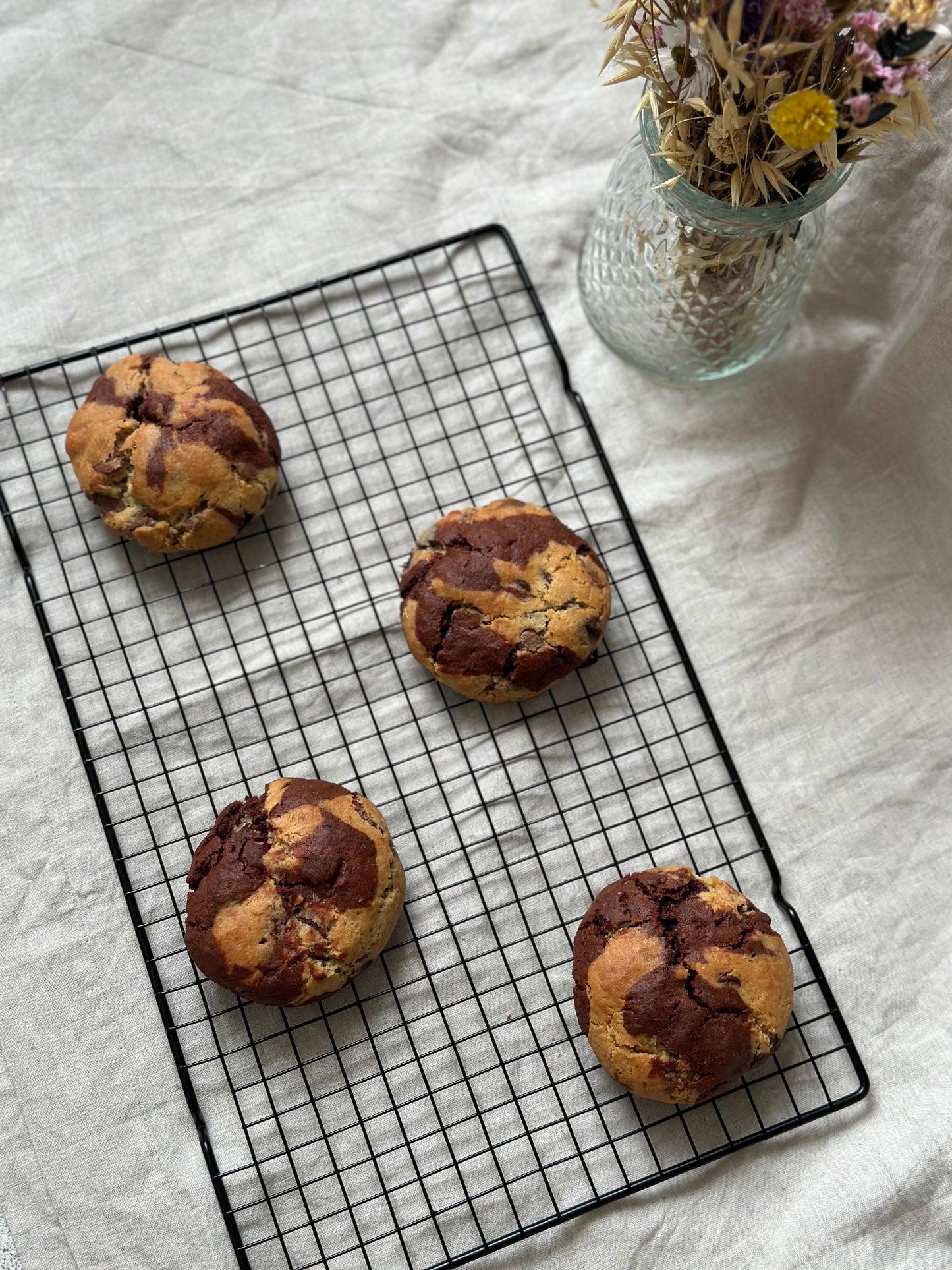 Red Velvet Chocolate Chip Nutella Swirl Cookie